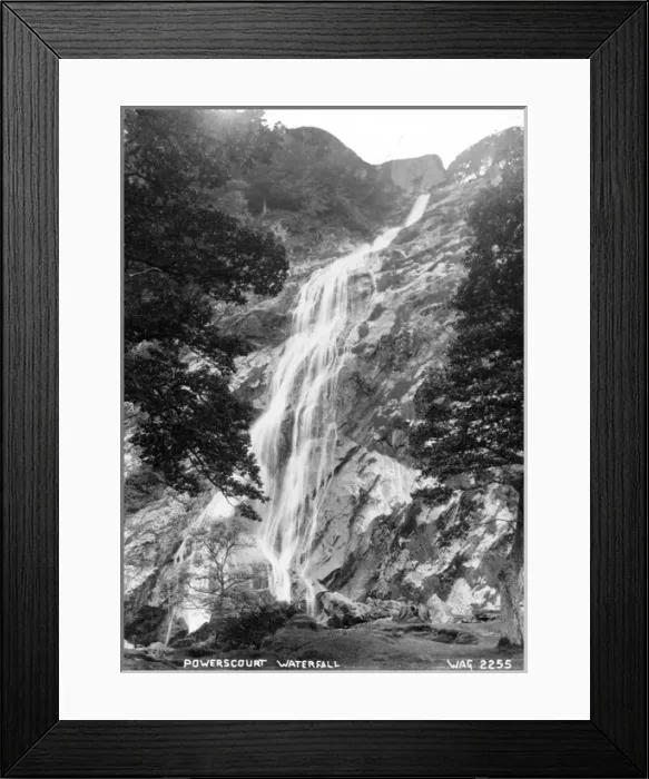 Framed Print : Powerscourt Waterfall Framed Print : Powerscourt Waterfall