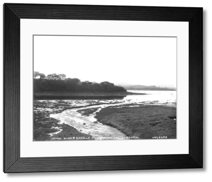 Framed Print : Leehan River and Glenalla Hills, Rathmelton, Co. Donegal Framed Print : Leehan River and Glenalla Hills, Rathmelton, Co. Donegal