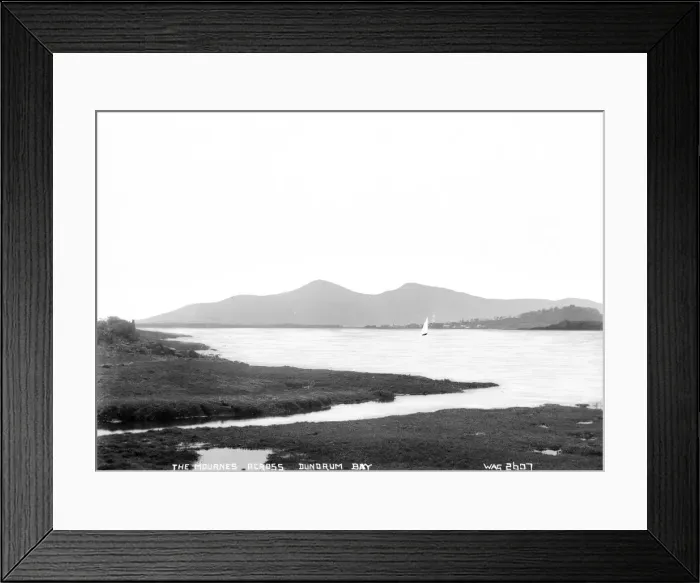 Framed Print : The Mournes Across Dundrum Bay Framed Print : The Mournes Across Dundrum Bay