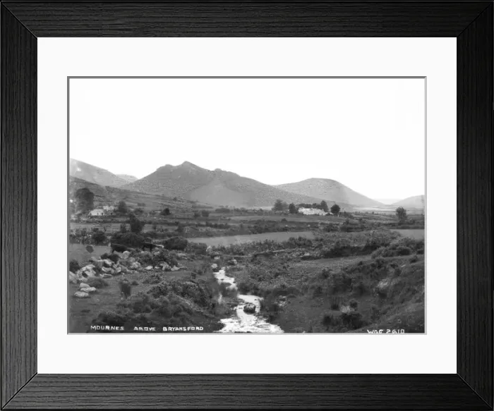 Framed Print : Mournes Above Bryansford Framed Print : Mournes Above Bryansford