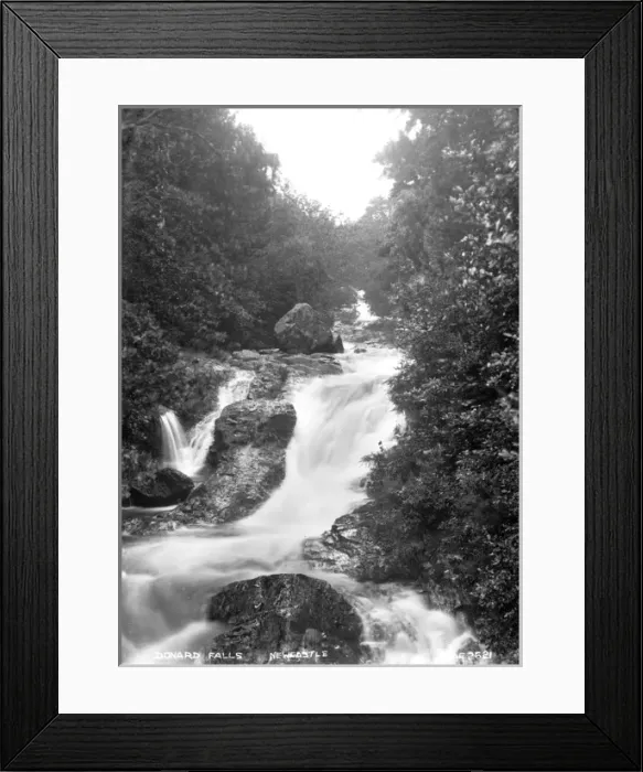 Framed Print : Donard Falls, Newcastle Framed Print : Donard Falls, Newcastle