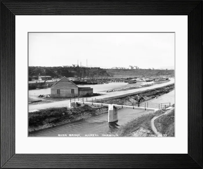 Framed Print : River Bridge, Kilkeel Harbour Framed Print : River Bridge, Kilkeel Harbour