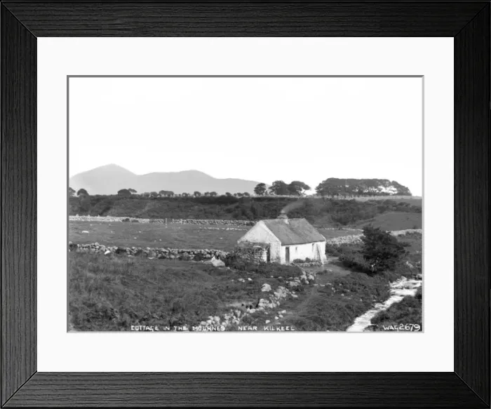 Framed Print : Cottage in the Mournes near Kilkeel Framed Print : Cottage in the Mournes near Kilkeel