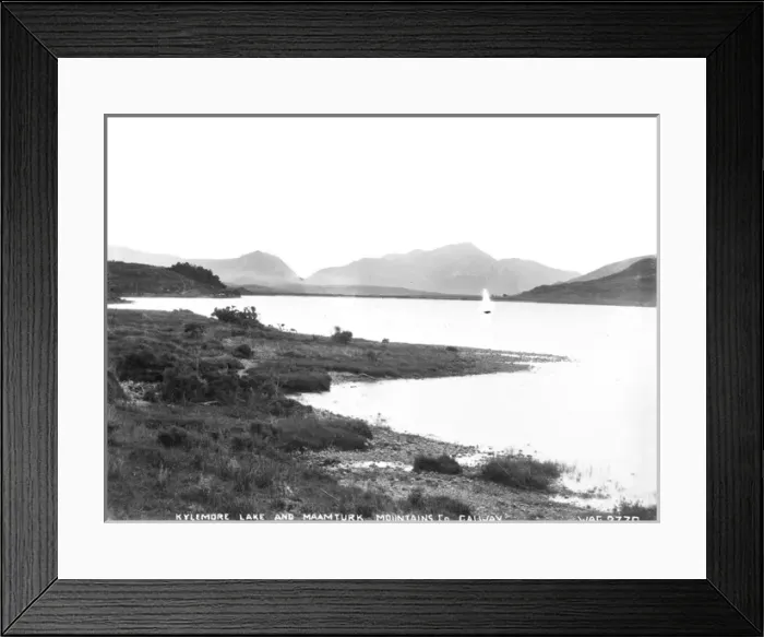 Framed Print : Kylemore Lake and Maamturk Mountains, Co. Galway Framed Print : Kylemore Lake and Maamturk Mountains, Co. Galway