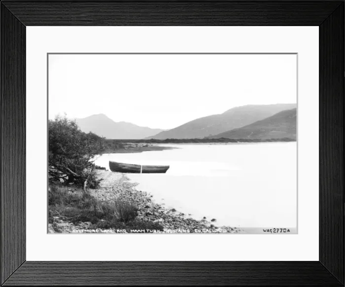 Framed Print : Kylemore Lake and Maamturk Mountains, Co. Galway Framed Print : Kylemore Lake and Maamturk Mountains, Co. Galway