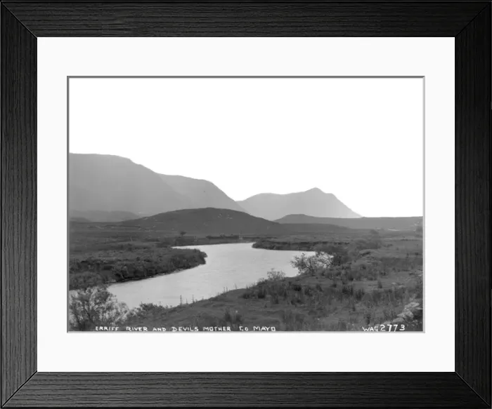 Framed Print : Erriff River and Devils Mother, Co. Mayo Framed Print : Erriff River and Devils Mother, Co. Mayo