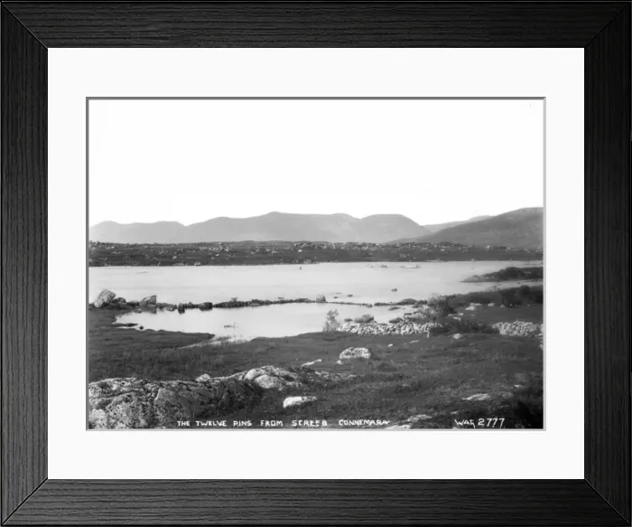 Framed Print : The Twelve Pins from Screeb, Connemara Framed Print : The Twelve Pins from Screeb, Connemara