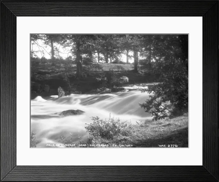 Framed Print : Falls on Owenriff near Oughterard, Co. Galway Framed Print : Falls on Owenriff near Oughterard, Co. Galway