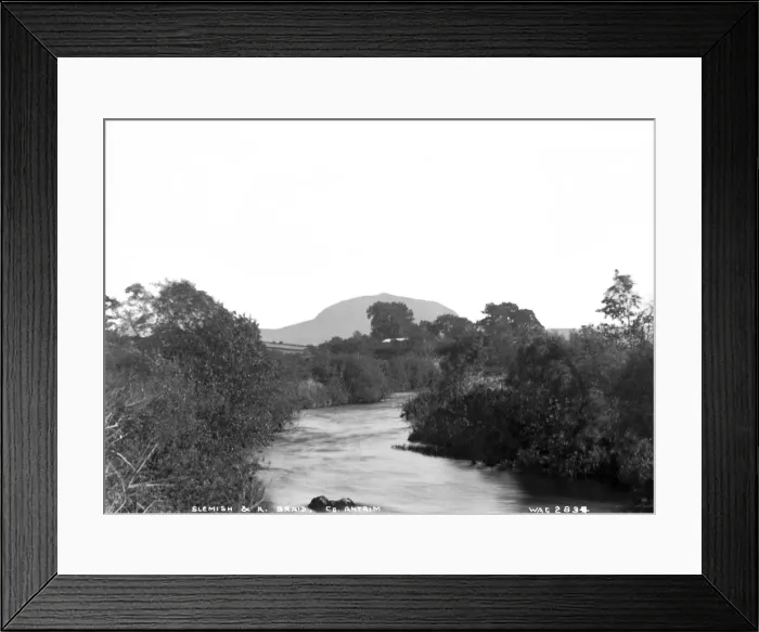 Framed Print : Slemish and R. Braid, Co. Antrim Framed Print : Slemish and R. Braid, Co. Antrim
