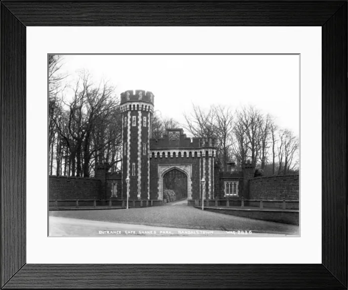 Framed Print : Entrance Gate, Shanes Park, Randalstown Framed Print : Entrance Gate, Shanes Park, Randalstown