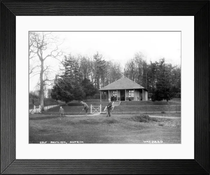 Framed Print : Golf Pavilion, Antrim Framed Print : Golf Pavilion, Antrim