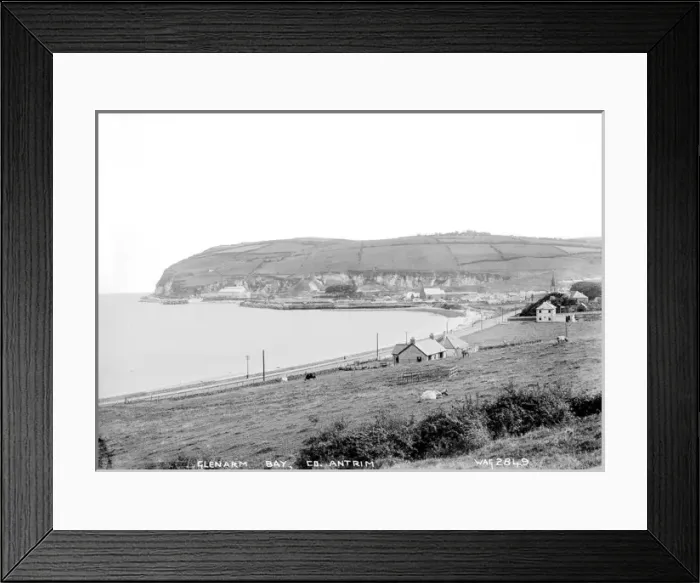 Framed Print : Glenarm Bay, Co. Antrim Framed Print : Glenarm Bay, Co. Antrim