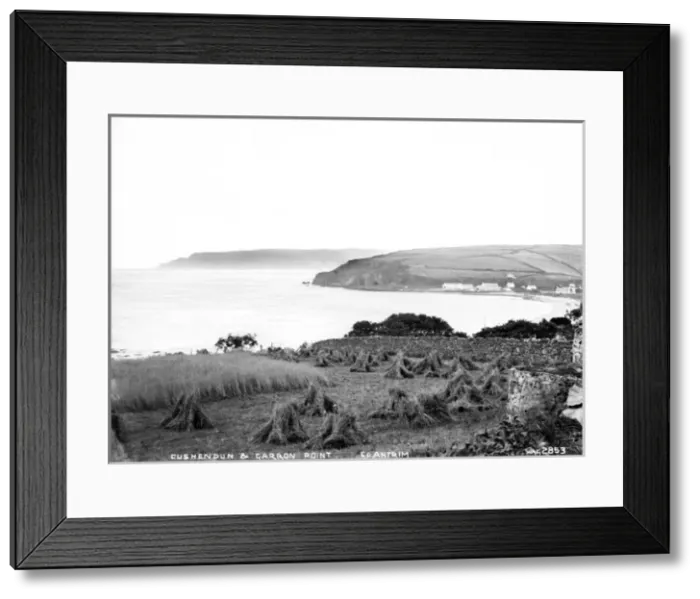Framed Print : Cushendun and Garron Point, Co. Antrim Framed Print : Cushendun and Garron Point, Co. Antrim