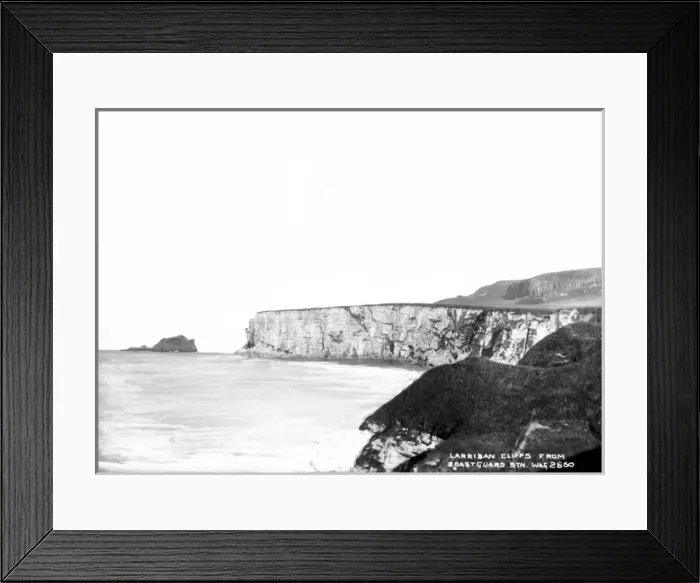 Framed Print : Larriban Cliffs from Coastguard Stn Framed Print : Larriban Cliffs from Coastguard Stn