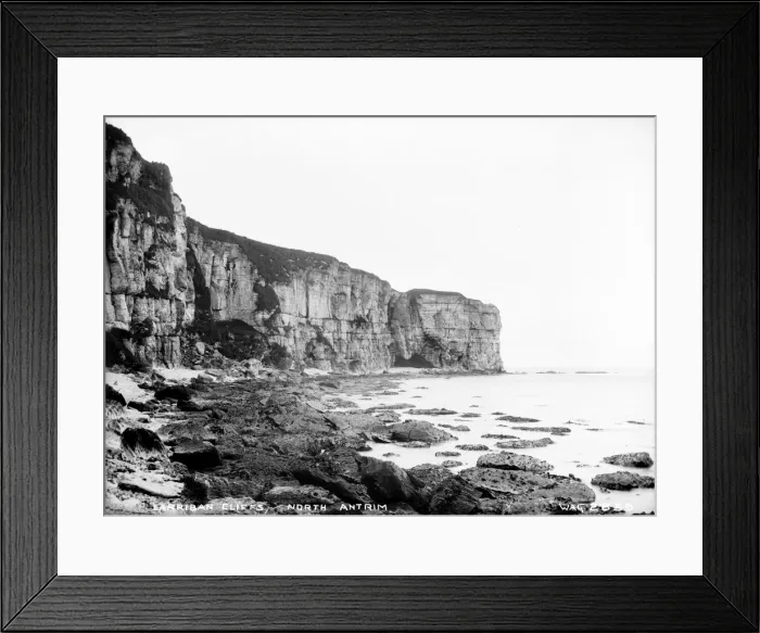 Framed Print : Larriban Cliffs, North Antrim Framed Print : Larriban Cliffs, North Antrim