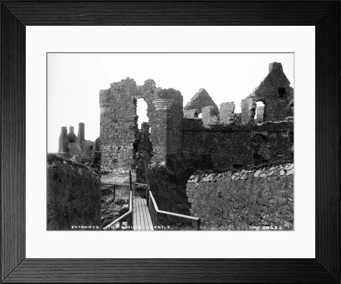 Framed Print : Entrance to Dunluce Castle, Co. Antrim Framed Print : Entrance to Dunluce Castle, Co. Antrim