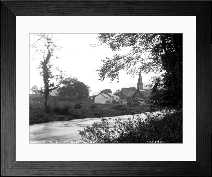 Framed Print : R. Maine at Cullybackey Framed Print : R. Maine at Cullybackey