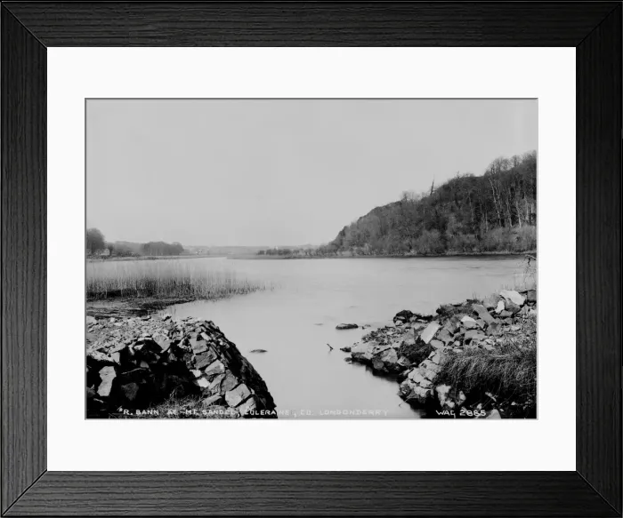 Framed Print : R. Bann at Mt. Sandel, Coleraine, Co. Londonderry Framed Print : R. Bann at Mt. Sandel, Coleraine, Co. Londonderry