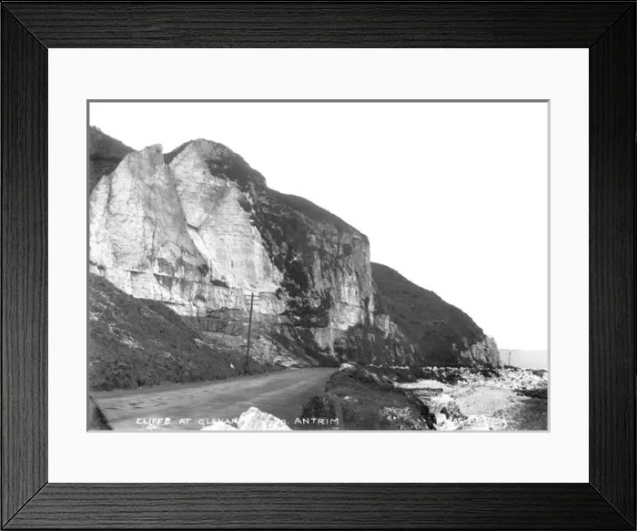 Framed Print : Cliffs at Glenarm, Co. Antrim Framed Print : Cliffs at Glenarm, Co. Antrim