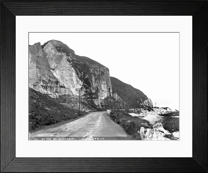 Framed Print : Cliffs at Glenarm, Co. Antrim Framed Print : Cliffs at Glenarm, Co. Antrim