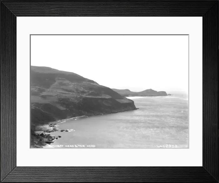 Framed Print : Runabay Head and Tor Head Framed Print : Runabay Head and Tor Head