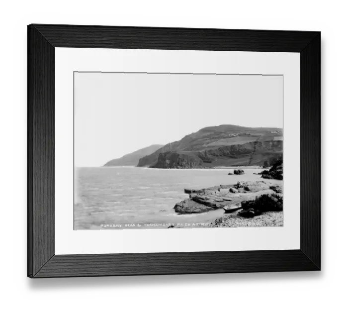 Framed Print : Runabay Head and Tornamoney Pt. Co Antrim Framed Print : Runabay Head and Tornamoney Pt. Co Antrim