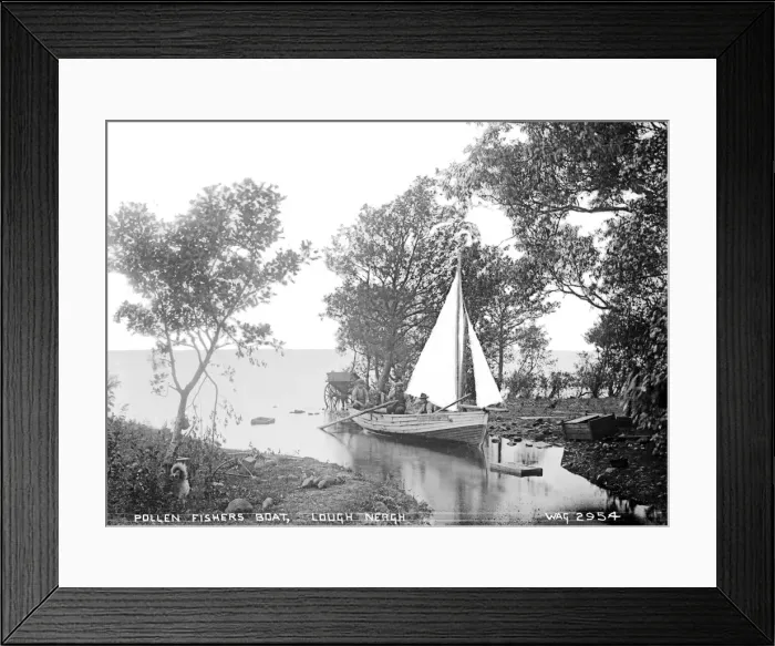 Framed Print : Pollen Fishers Boat, Lough Neagh Framed Print : Pollen Fishers Boat, Lough Neagh