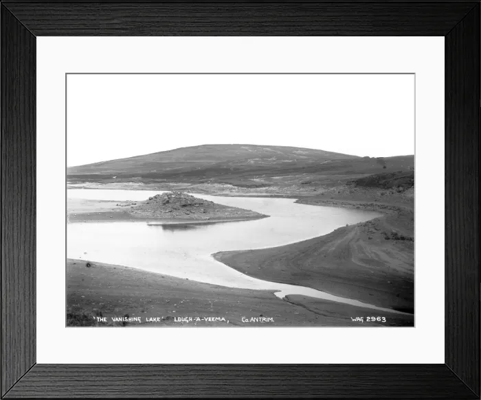 Framed Print : The Vanishing Lake, Lough-A-Veema, Co Antrim Framed Print : The Vanishing Lake, Lough-A-Veema, Co Antrim