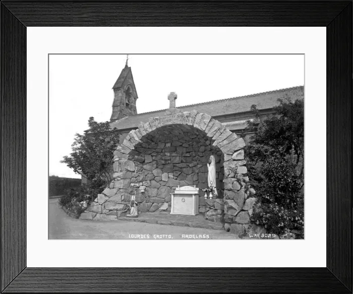 Framed Print : Lourdes Grotto, Ardglass Framed Print : Lourdes Grotto, Ardglass