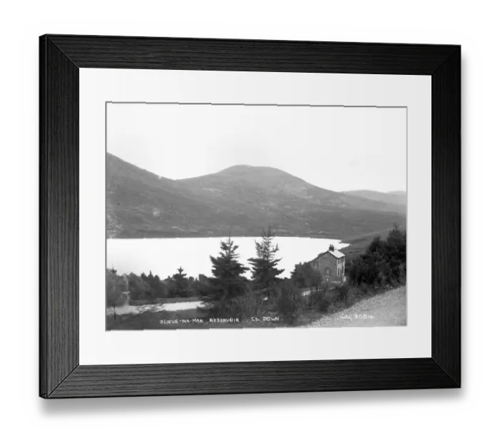 Framed Print : Slieve-Na-Man Reservoir, Co. Down Framed Print : Slieve-Na-Man Reservoir, Co. Down