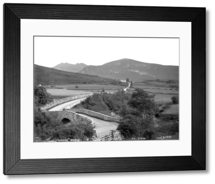 Framed Print : Trassey Bridge and Slieve Bearnagh, Co. Down Framed Print : Trassey Bridge and Slieve Bearnagh, Co. Down
