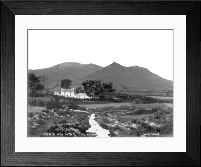 Framed Print : Cock and Hen Mountains. Co. Down Framed Print : Cock and Hen Mountains. Co. Down