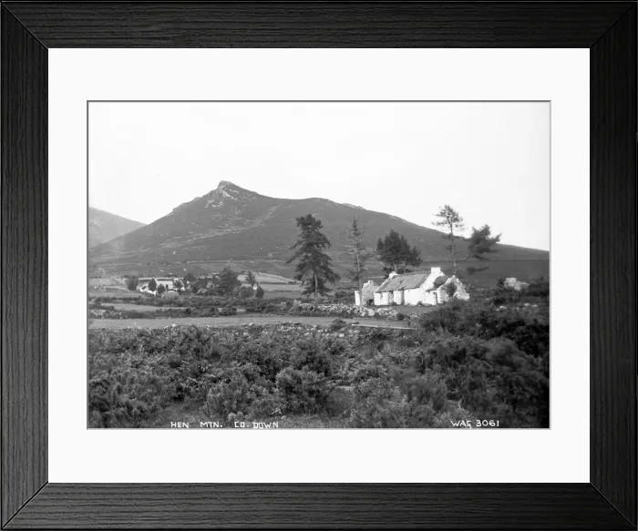 Framed Print : Hen Mountain. Co. Down Framed Print : Hen Mountain. Co. Down