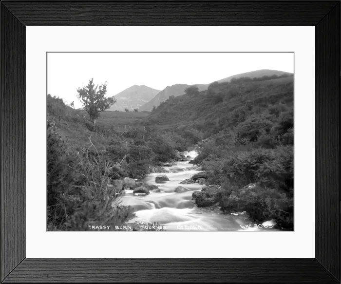 Framed Print : Trassey Burn, Mournes, Co. Down Framed Print : Trassey Burn, Mournes, Co. Down