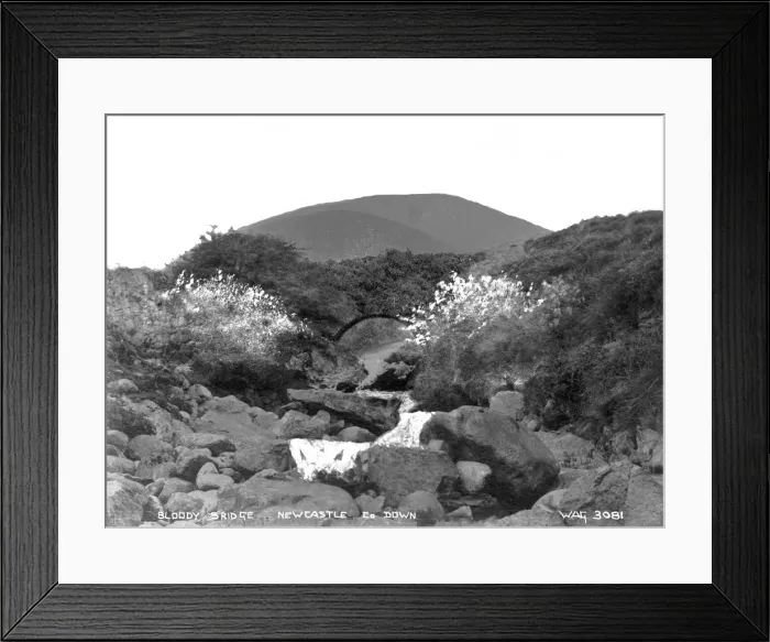 Framed Print : Bloody Bridge, Newcastle, Co. Down Framed Print : Bloody Bridge, Newcastle, Co. Down