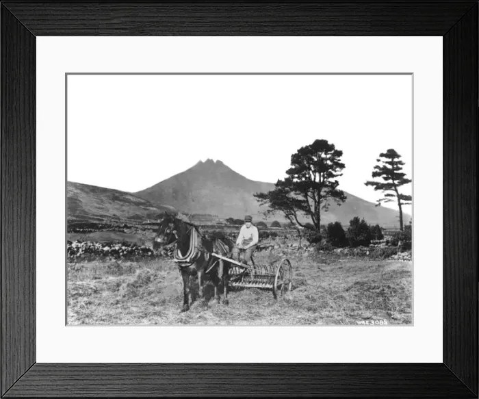 Framed Print : Castles of Bignian With Hay Tosser Framed Print : Castles of Bignian With Hay Tosser