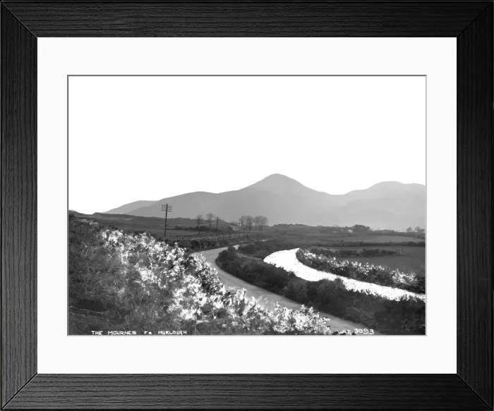 Framed Print : The Mournes Fr. Murlough Framed Print : The Mournes Fr. Murlough
