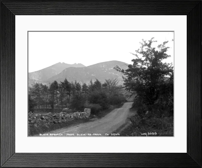 Framed Print : Slieve Bernagh from Slieve-Na-Mann, Co. Down Framed Print : Slieve Bernagh from Slieve-Na-Mann, Co. Down