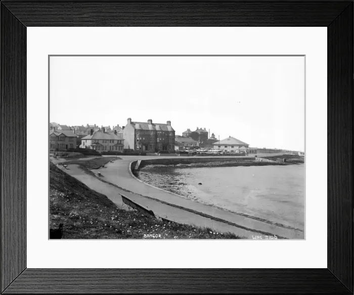Framed Print : Bangor - a view of Seacliff road from Ballyholme Park Framed Print : Bangor - a view of Seacliff road from Ballyholme Park