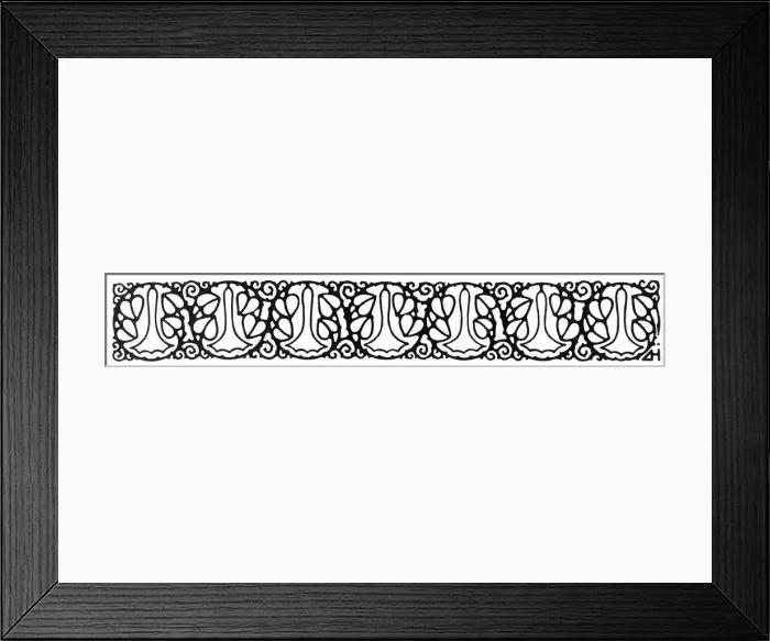 Framed Print : Decorative tailpiece Framed Print : Decorative tailpiece