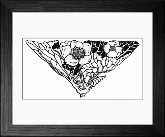 Framed Print : Decorative tailpiece Framed Print : Decorative tailpiece