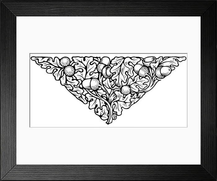 Framed Print : Decorative tailpiece Framed Print : Decorative tailpiece