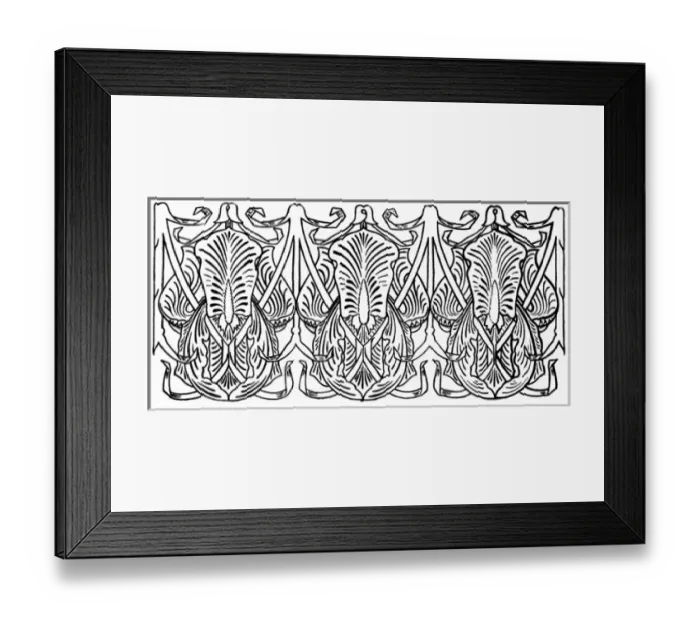Framed Print : Decorative tailpiece Framed Print : Decorative tailpiece