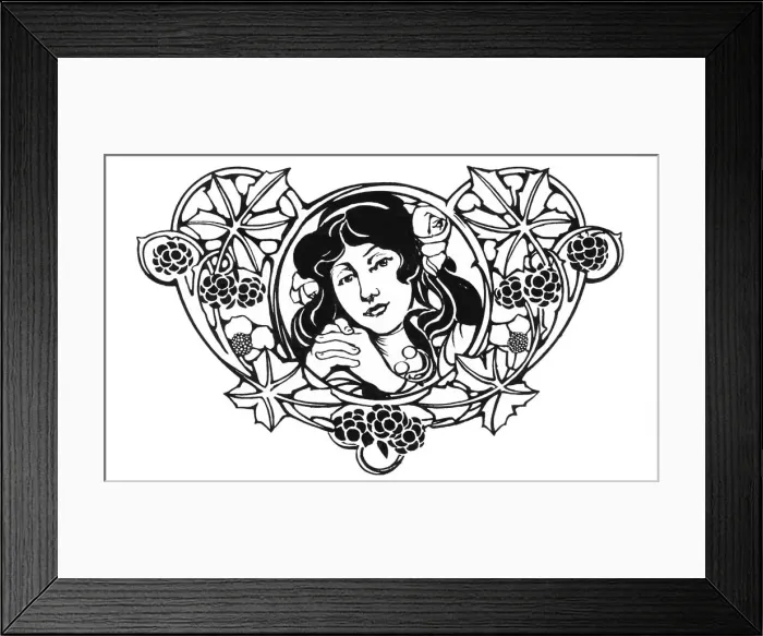 Framed Print : Decorative tailpiece Framed Print : Decorative tailpiece