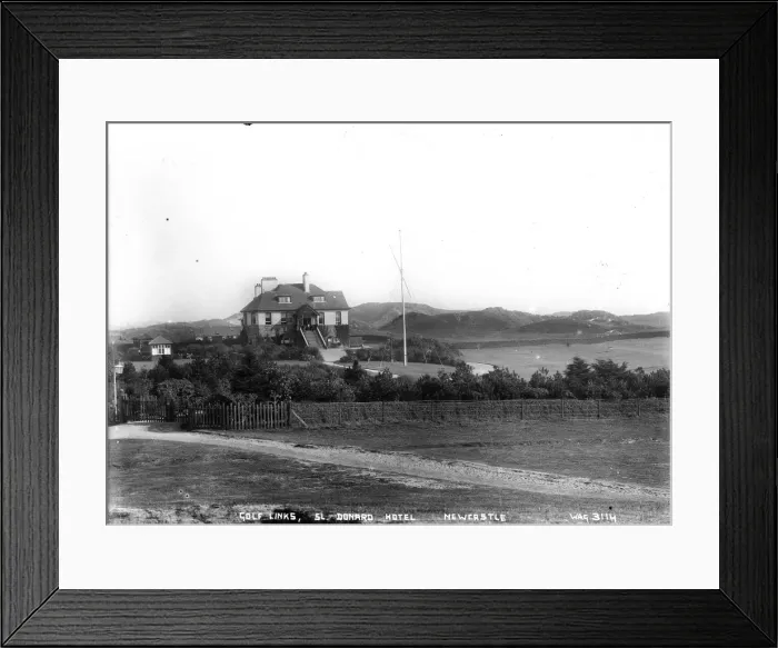 Framed Print : Golf Links, Sl. Donard Hotel, Newcastle Framed Print : Golf Links, Sl. Donard Hotel, Newcastle