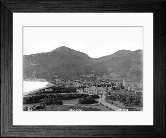 Framed Print : Newcastle - an elevated and close in view of the town taken Framed Print : Newcastle - an elevated and close in view of the town taken