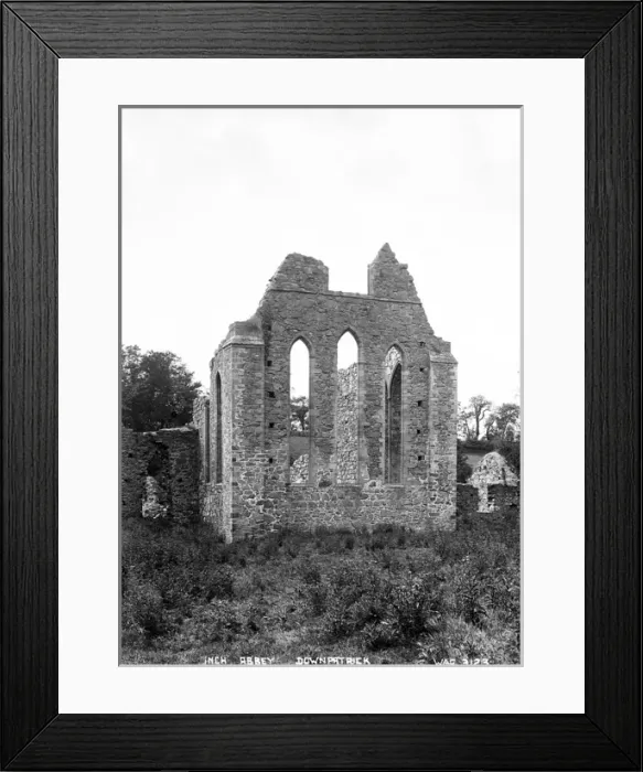 Framed Print : Inch Abbey, Downpatrick Framed Print : Inch Abbey, Downpatrick