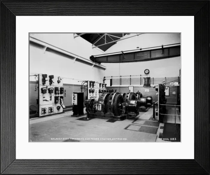 Framed Print : Belfast City Tramways, Sub Power Station, Antrim Rd Framed Print : Belfast City Tramways, Sub Power Station, Antrim Rd