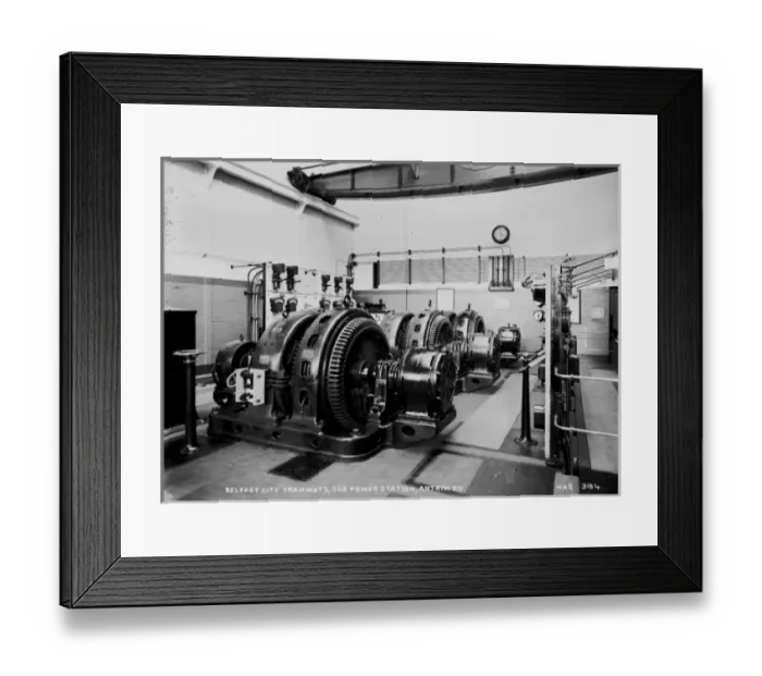 Framed Print : Belfast City Tramways, Sub Power Station, Antrim Rd Framed Print : Belfast City Tramways, Sub Power Station, Antrim Rd