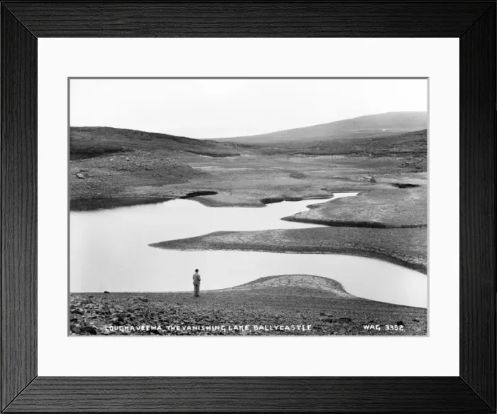Framed Print : Lough Veema, the Vanishing Lake, Ballycastle Framed Print : Lough Veema, the Vanishing Lake, Ballycastle